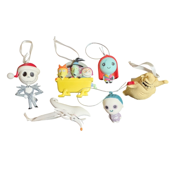 Hallmark Disney Burton's The Nightmare Before Christmas 6pc. Ornament Set 2"-3" - Picture 1 of 13
